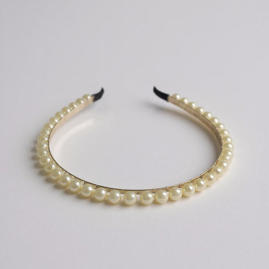 Diadema Classic pearls