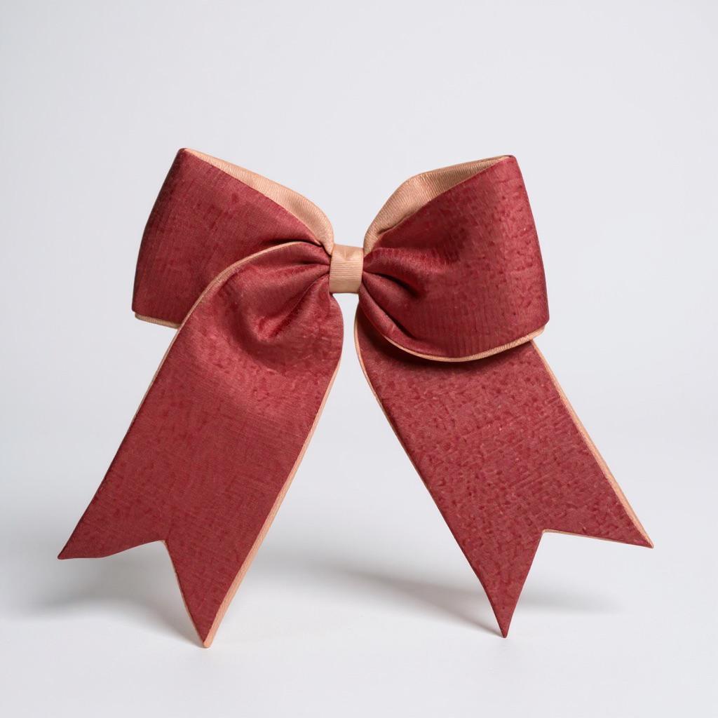 Moño terciopelo Elegante oro rosa