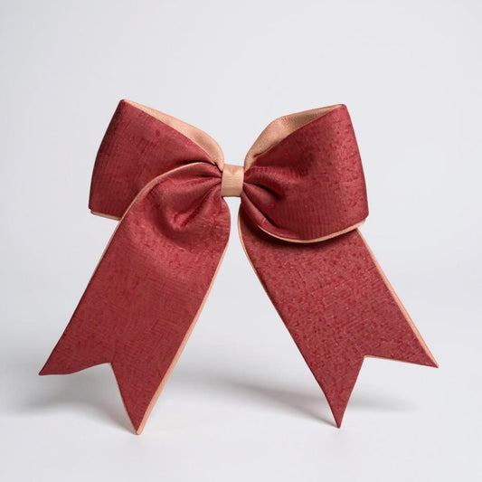 Moño terciopelo Elegante oro rosa